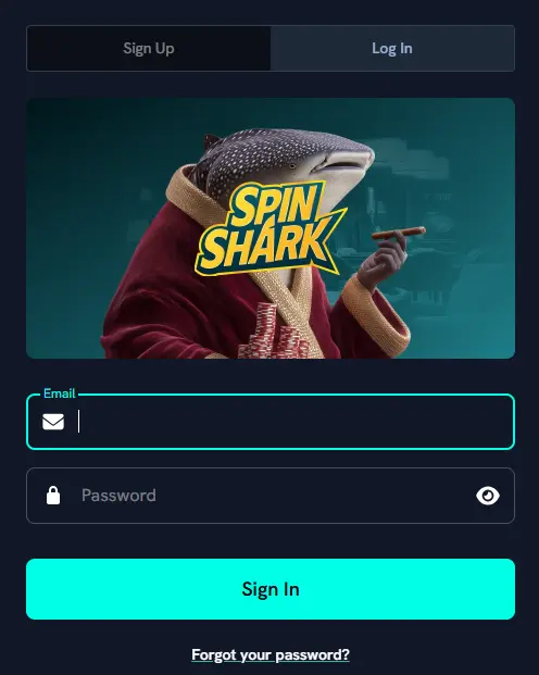 SpinShark Login